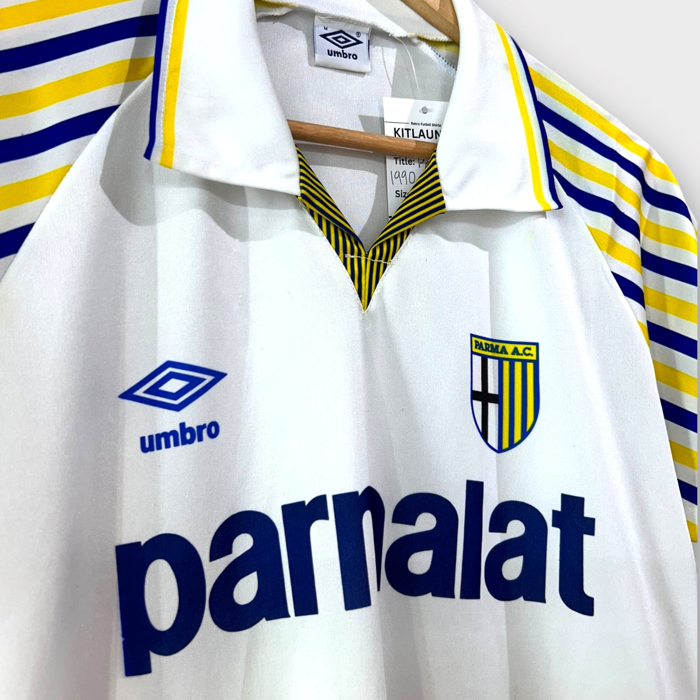 Parma AC 1990/91 Home Shirt (Medium)