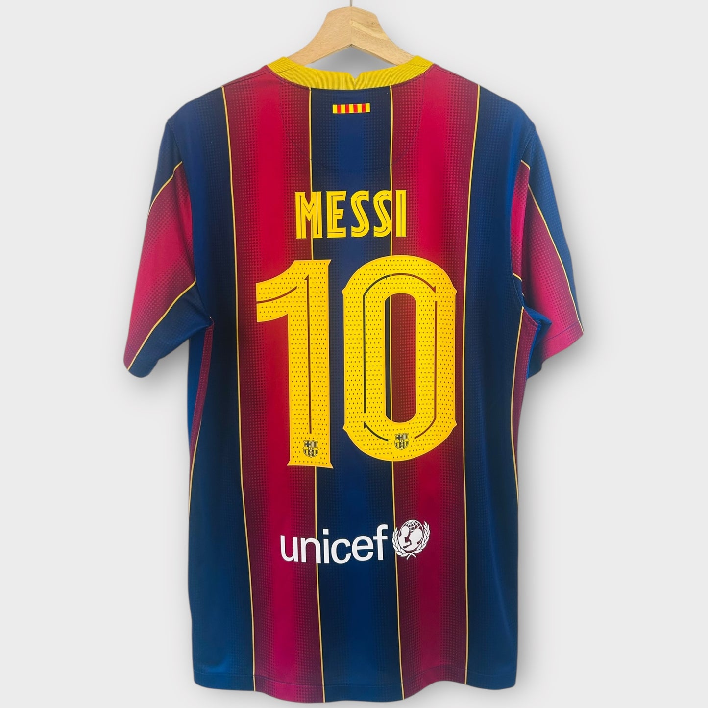 FC Barcelona 2020/21 Home - Messi 10 (Large)