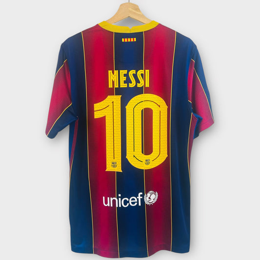 FC Barcelona 2020/21 Home - Messi 10 (Large)