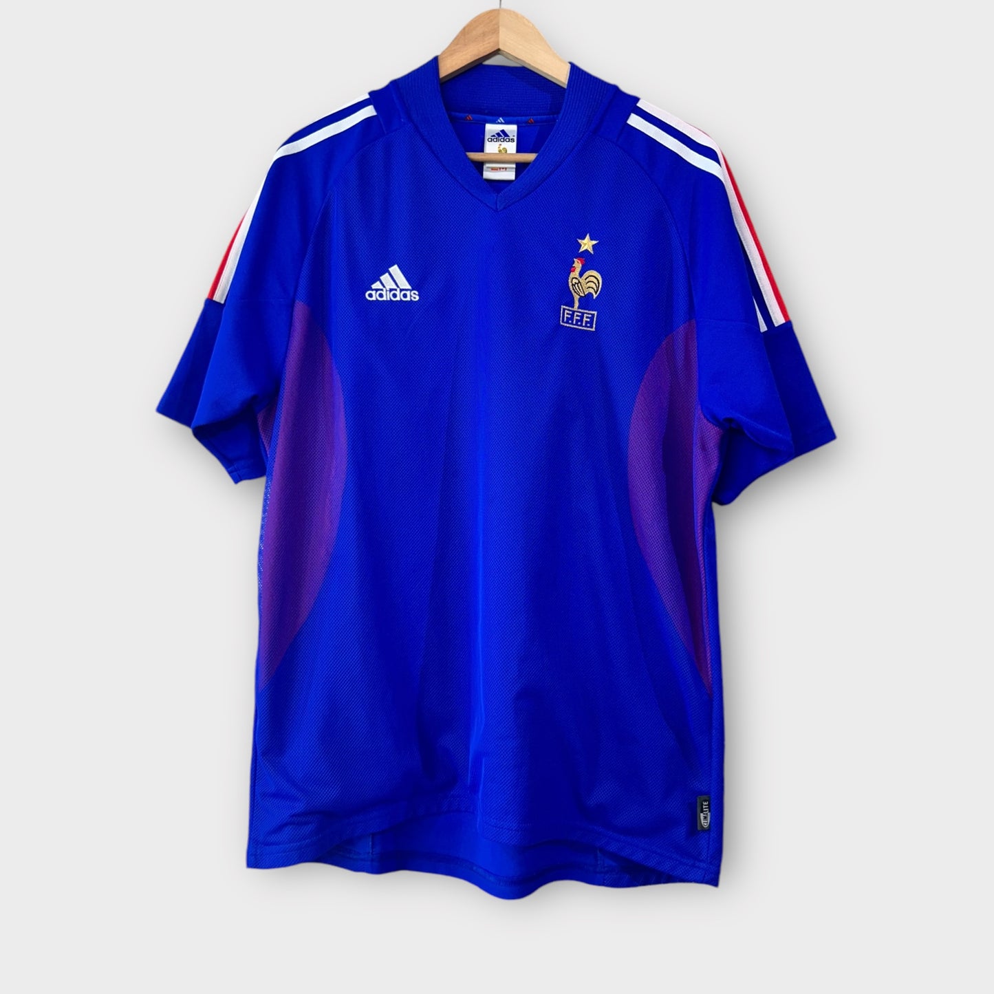 France 2002 Adidas Home Shirt (Large)