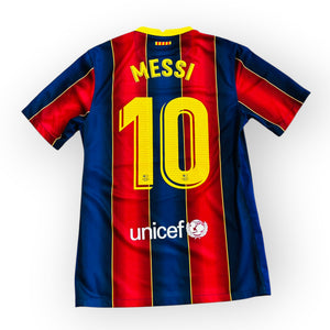 FC Barcelona 2020/21 Home . Messi 10 (Medium)