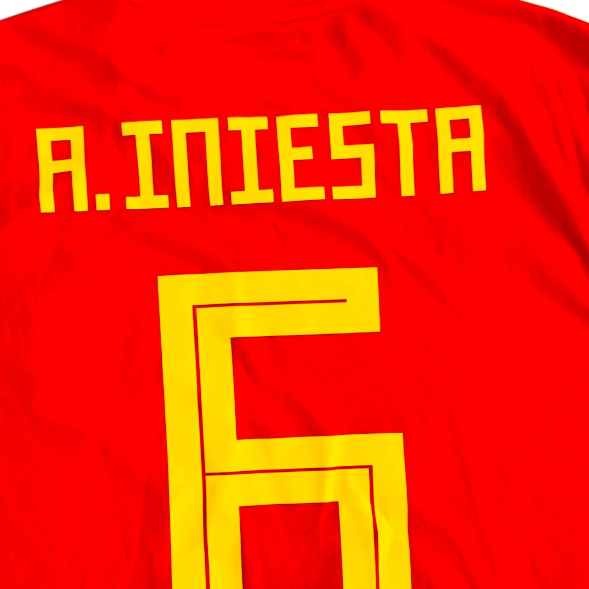 Spain 2018 Home - Iniesta 6 (Large)