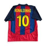 FC Barcelona 2003/04 Home Basic Version - Ronaldinho 10 (XL)