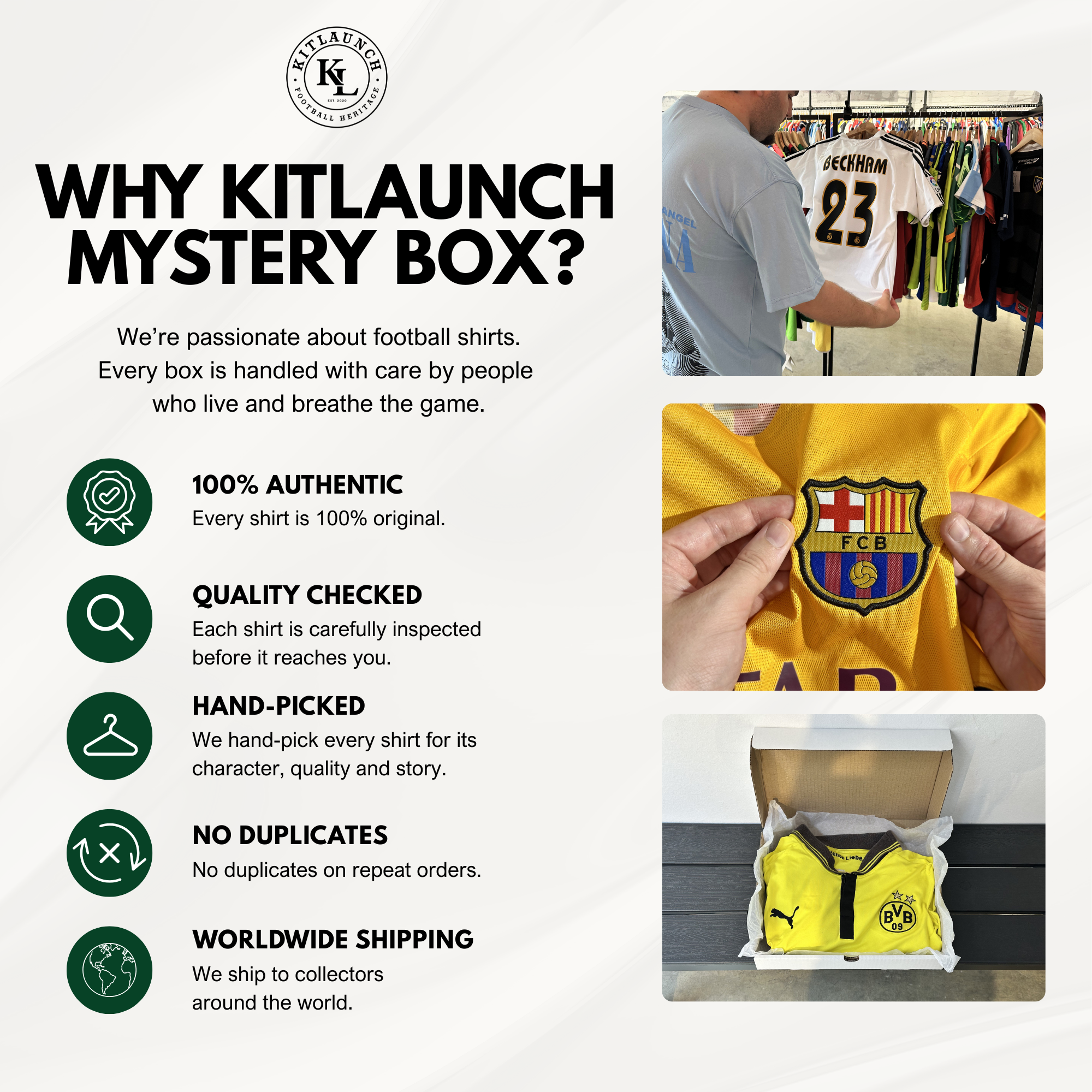 Classic Mystery Football Shirt Box - KITLAUNCH