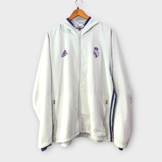 Real Madrid 2016/17 Adidas Rain Jacket (Large)