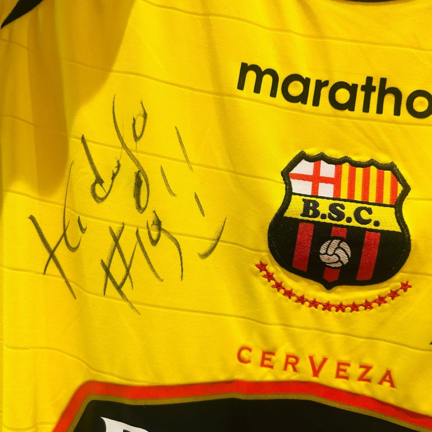 Barcelona SC 2008 Signed - Pilsener 23 (XL)