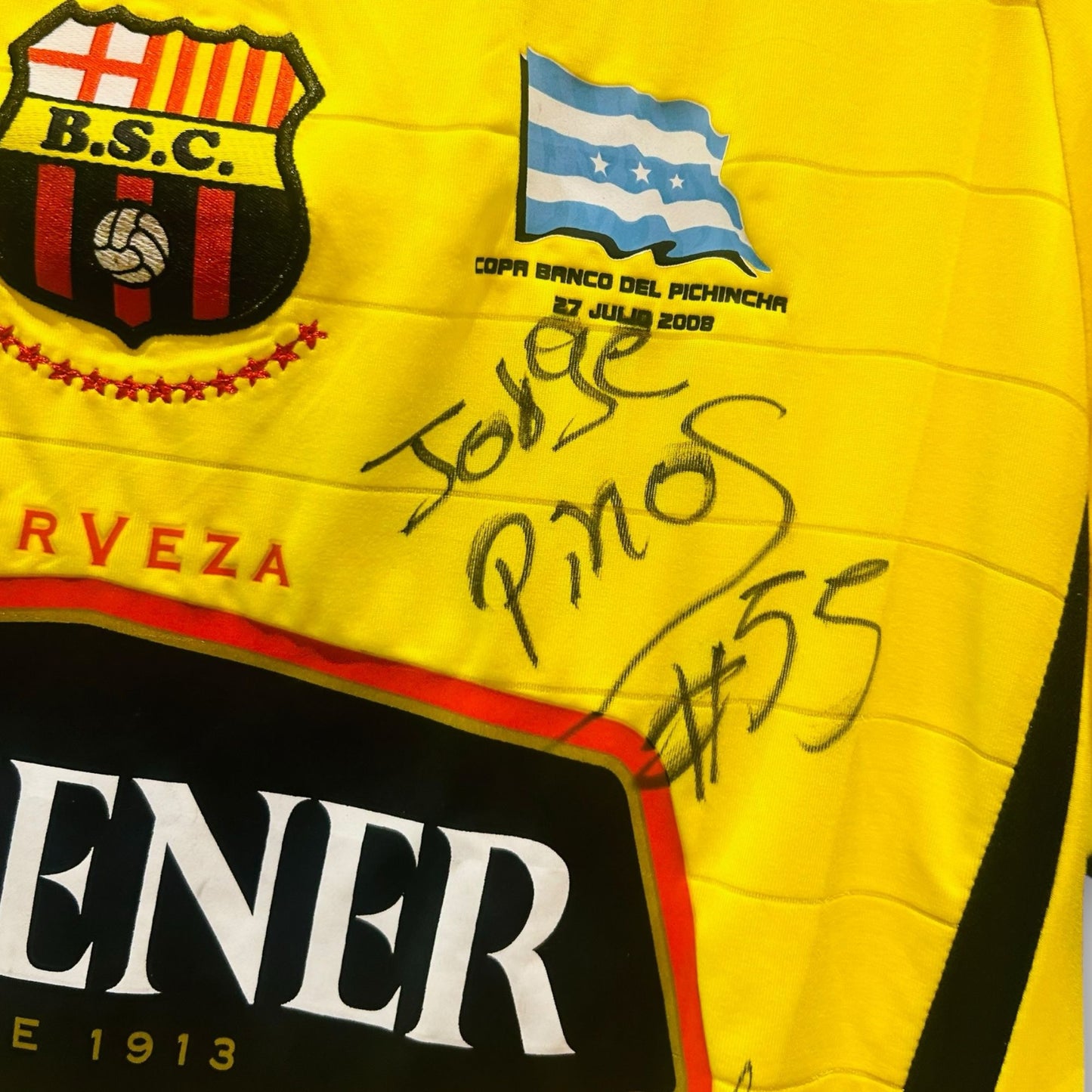 Barcelona SC 2008 Signed - Pilsener 23 (XL)