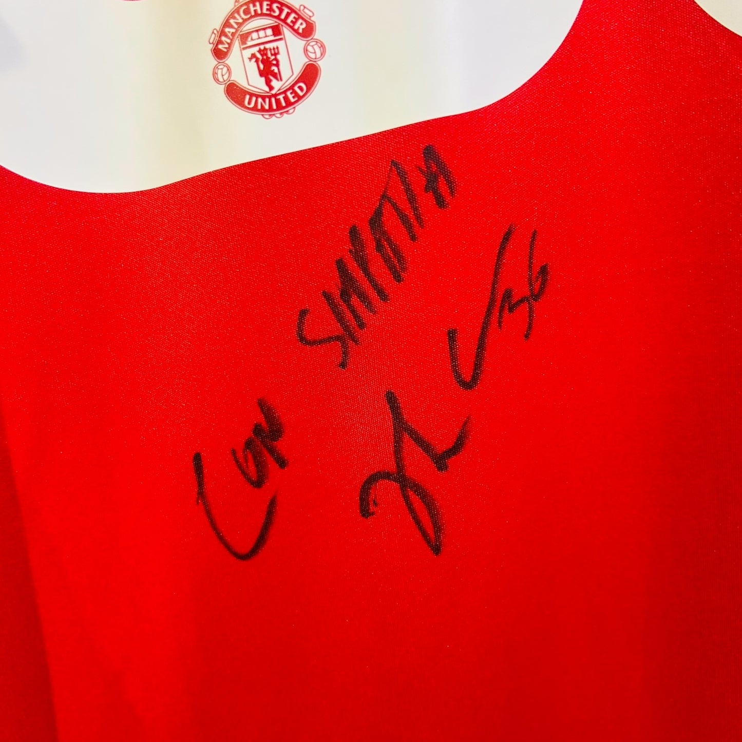 Manchester United 2015/16 Home *Signed by Matteo Darmian* - Darmian 36 (Medium)