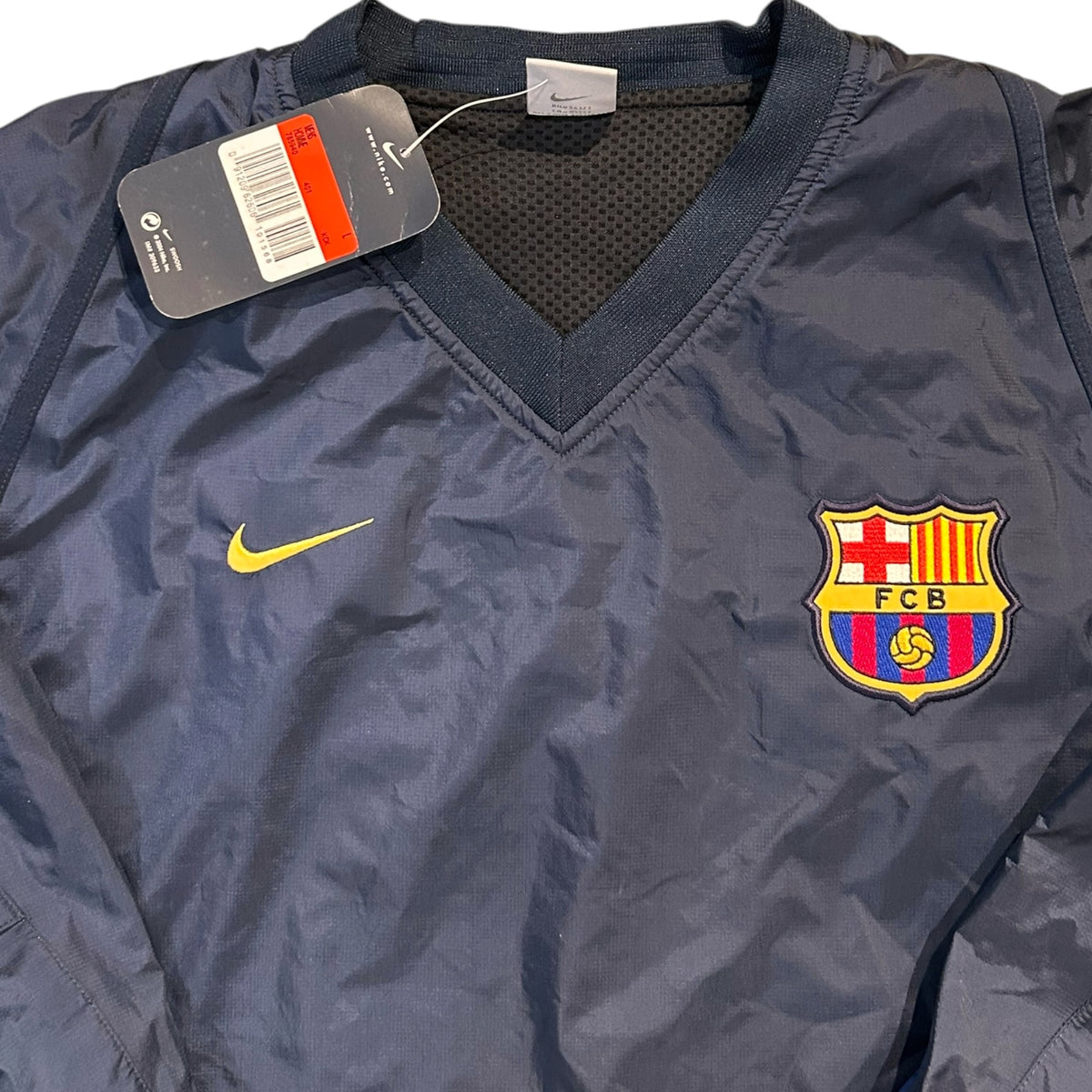 FC Barcelona 2003/04 Nike Windbreaker *New* (Large) - KITLAUNCH